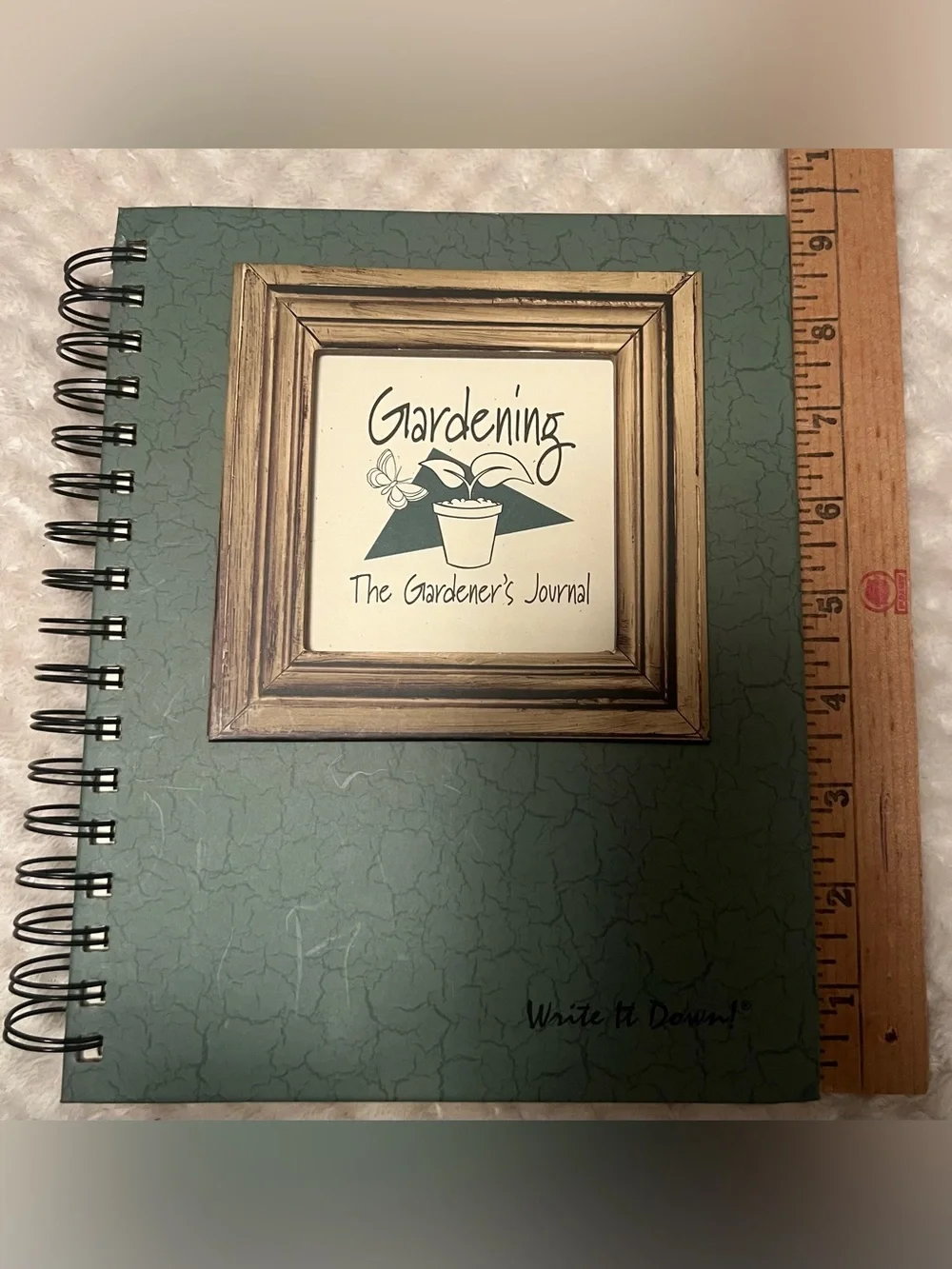 Gardening Journal Spiral Notebook – Garden Planner & Plant Record Book – Unused